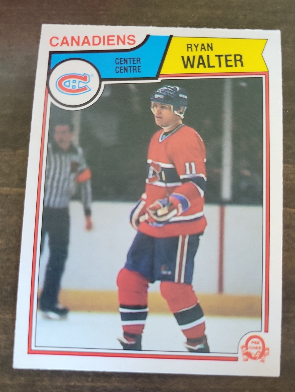 1983/84 OPC Ryan Walter Canadiens Hockey Card - Red Jersey Collectible